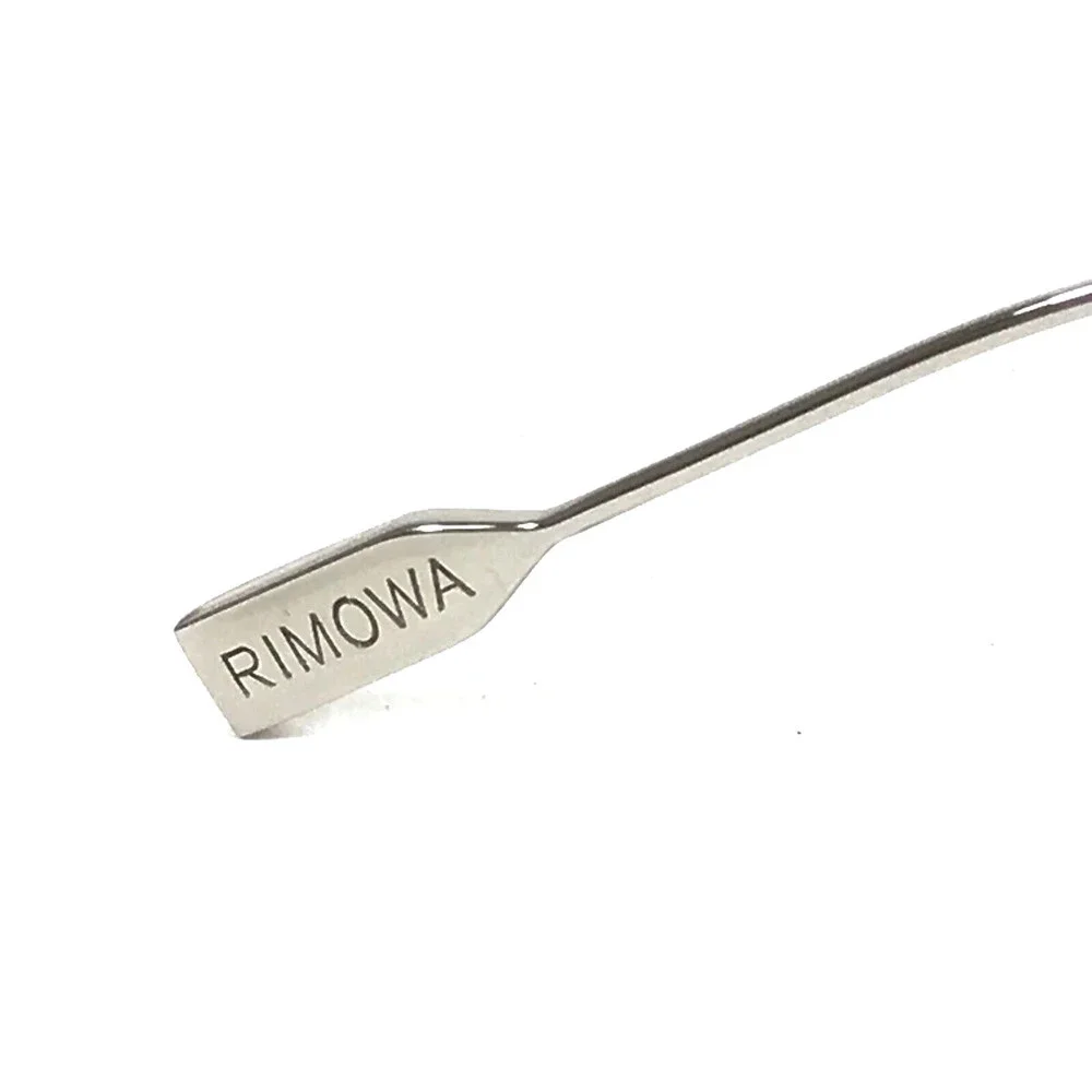 Rimowa Eyeglasses Frames RW50011U 002 Black Silver Large Full Rim 56-13-150
